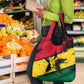 Afro Ghana Lion Grocery Bag Star Grunge Style
