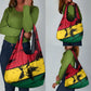 Afro Ghana Lion Grocery Bag Star Grunge Style