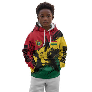 Afro Ghana Lion Kid Hoodie Star Grunge Style