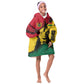 Afro Ghana Lion Kid Wearable Blanket Hoodie Star Grunge Style