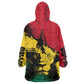 Afro Ghana Lion Kid Wearable Blanket Hoodie Star Grunge Style