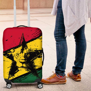 Afro Ghana Lion Luggage Cover Star Grunge Style