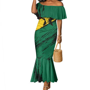 Afro Ghana Lion Mermaid Dress Star Grunge Style