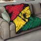 Afro Ghana Lion Quilt Star Grunge Style