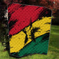 Afro Ghana Lion Quilt Star Grunge Style