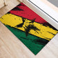 Afro Ghana Lion Rubber Doormat Star Grunge Style
