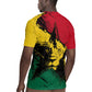 Afro Ghana Lion Rugby Jersey Star Grunge Style