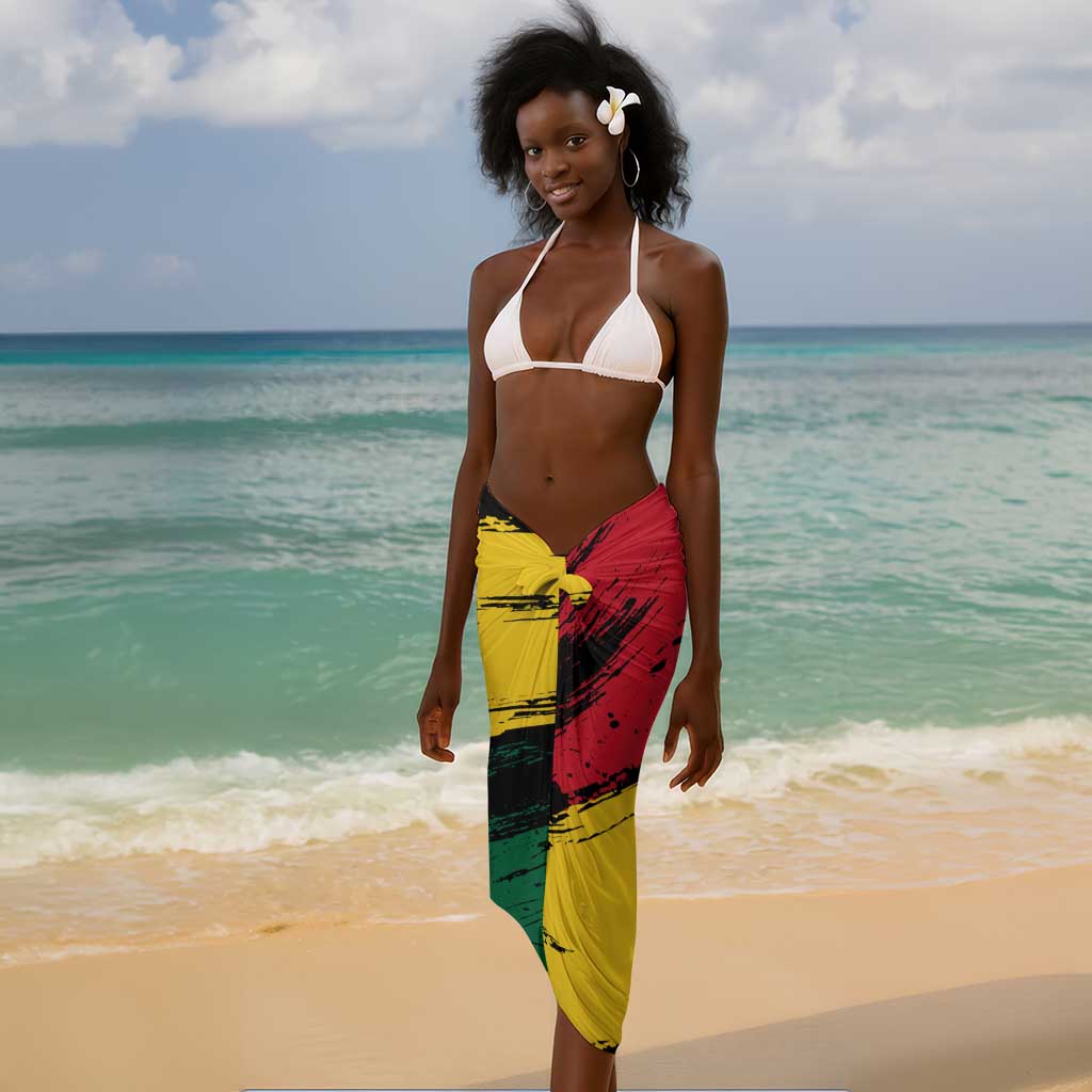 Afro Ghana Lion Sarong Star Grunge Style