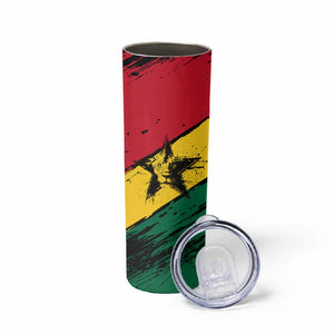 Afro Ghana Lion Skinny Tumbler Star Grunge Style