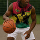 Afro Ghana Lion Sleeveless Hoodie Star Grunge Style - African Pride
