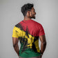 Afro Ghana Lion T shirt Star Grunge Style