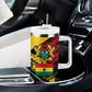 Afro Ghana Lion Tumbler With Handle Star Grunge Style