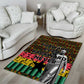 Kwame Nkrumah Ghana Area Rug Kente Pattern African