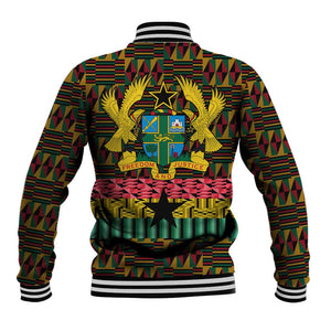 Kwame Nkrumah Ghana Baseball Jacket Kente Pattern African