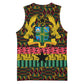 Kwame Nkrumah Ghana Basketball Jersey Kente Pattern African - African Pride