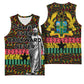Kwame Nkrumah Ghana Basketball Jersey Kente Pattern African - African Pride