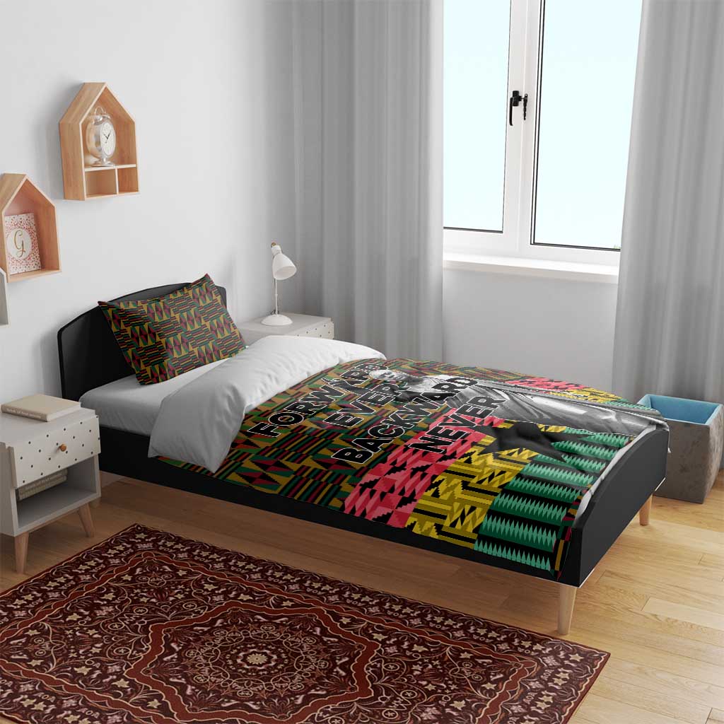 Kwame Nkrumah Ghana Bedding Set Kente Pattern African