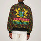 Kwame Nkrumah Ghana Bomber Jacket Kente Pattern African