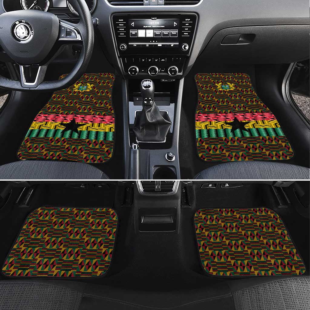 Kwame Nkrumah Ghana Car Mats Kente Pattern African