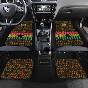 Kwame Nkrumah Ghana Car Mats Kente Pattern African