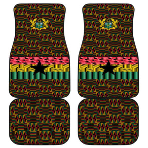 Kwame Nkrumah Ghana Car Mats Kente Pattern African
