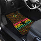 Kwame Nkrumah Ghana Car Mats Kente Pattern African