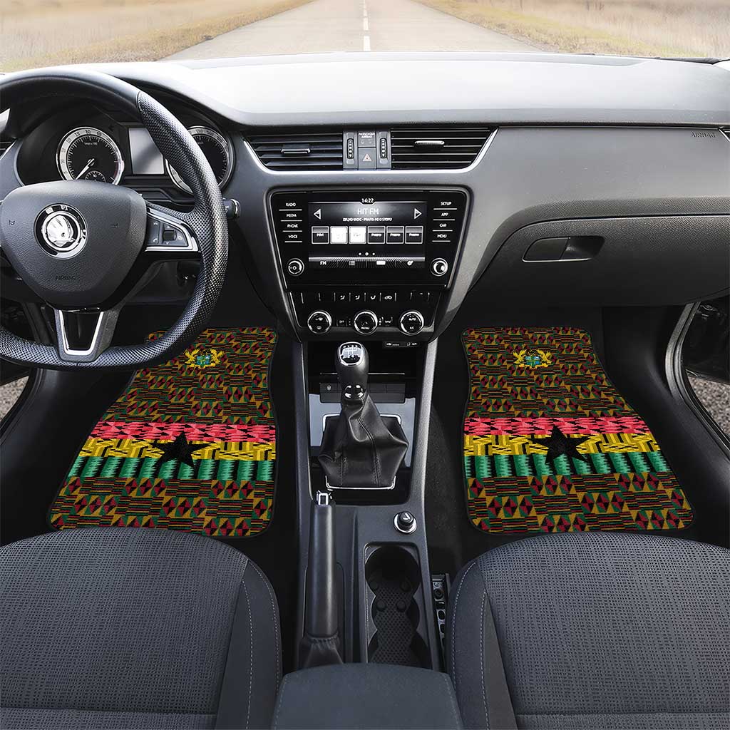 Kwame Nkrumah Ghana Car Mats Kente Pattern African