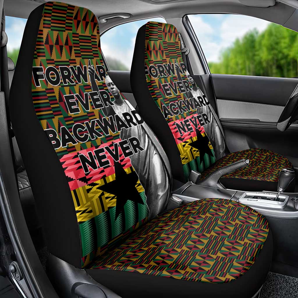 Kwame Nkrumah Ghana Car Seat Cover Kente Pattern African