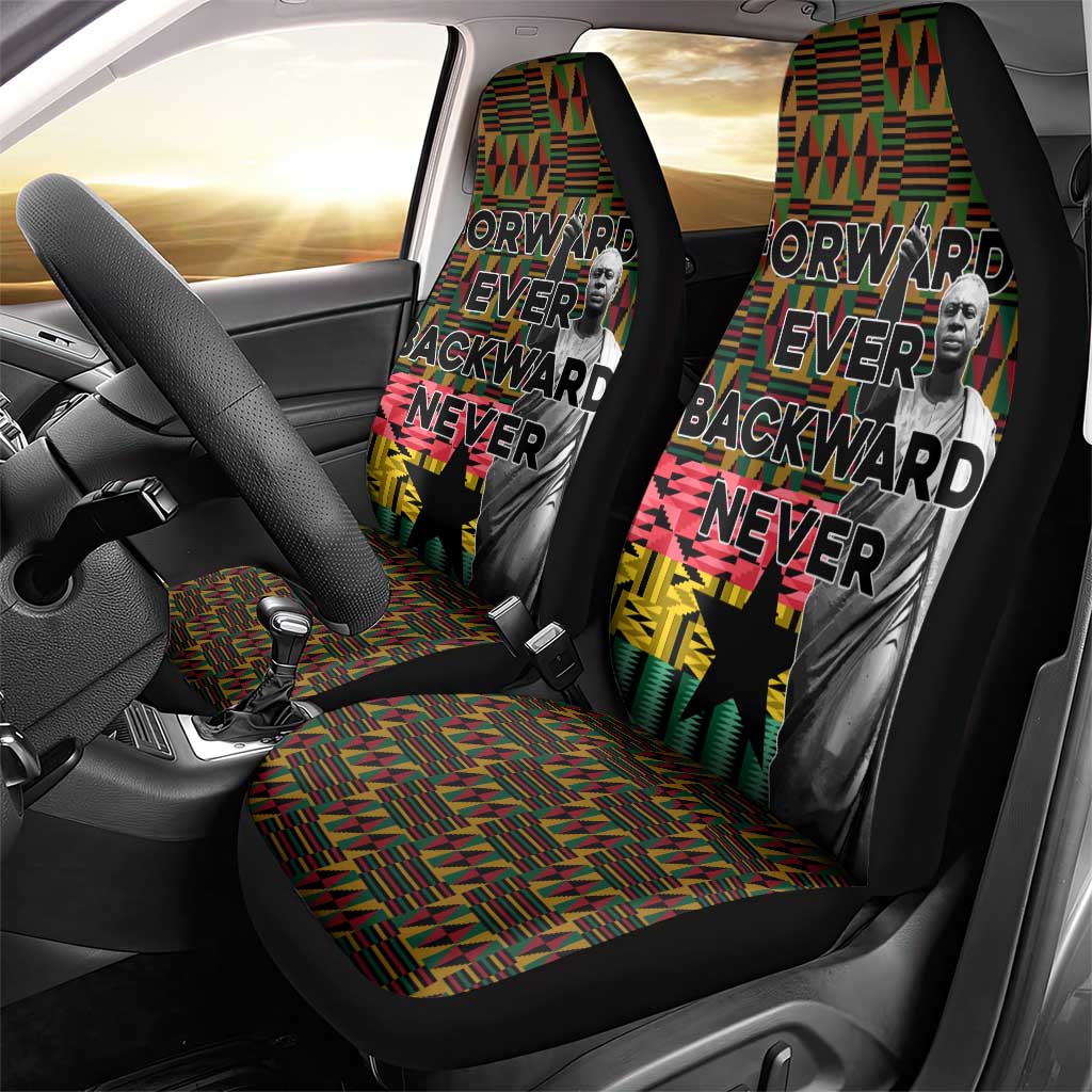 Kwame Nkrumah Ghana Car Seat Cover Kente Pattern African