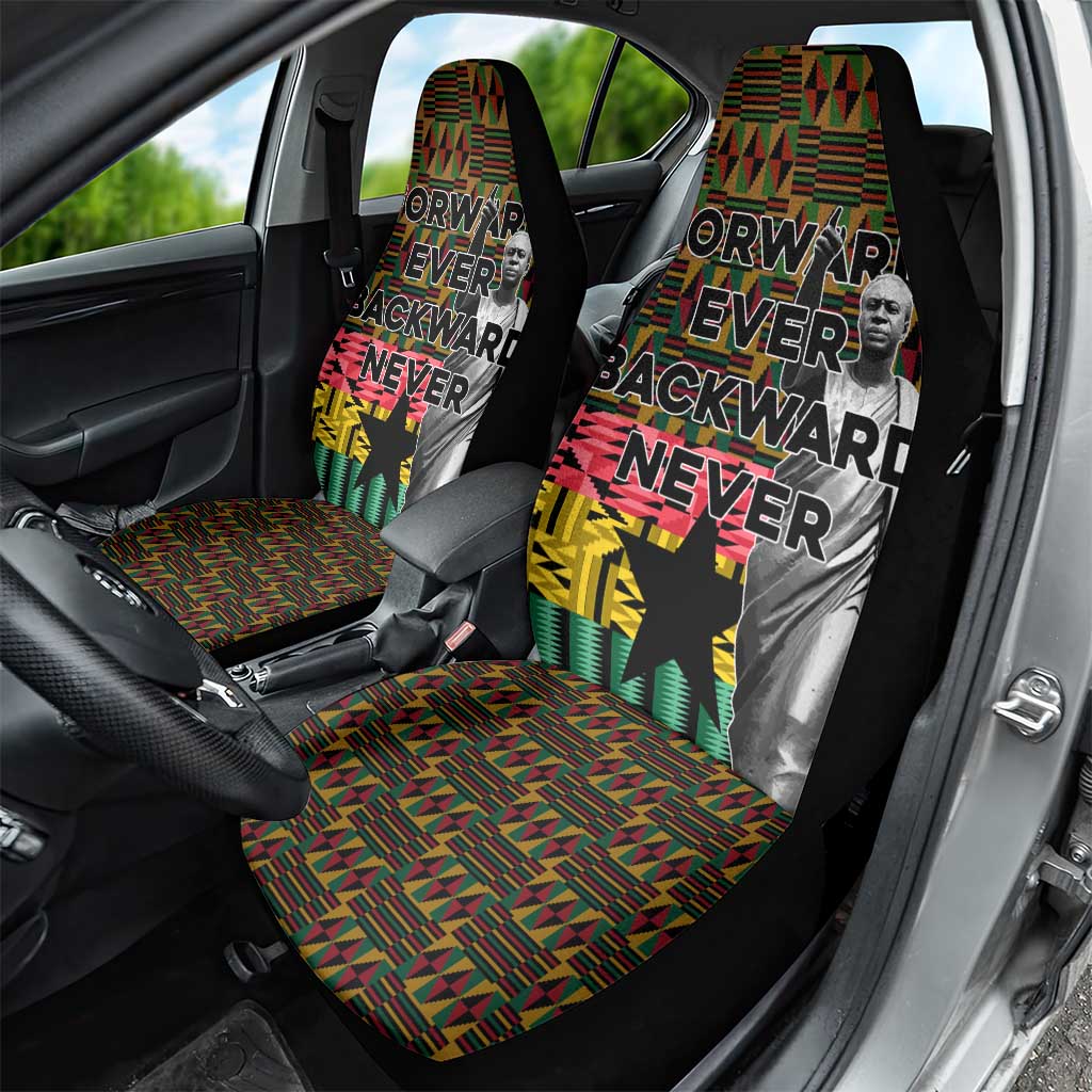 Kwame Nkrumah Ghana Car Seat Cover Kente Pattern African