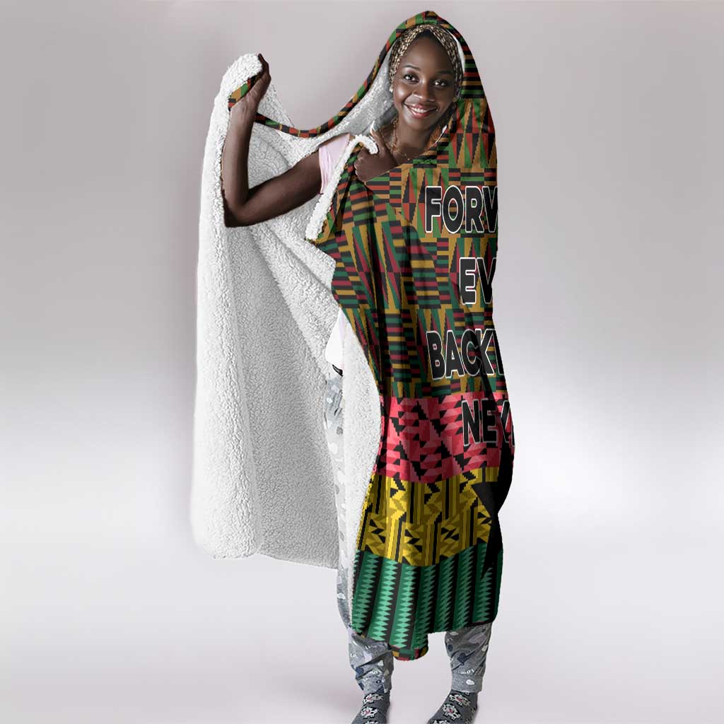 Kwame Nkrumah Ghana Hooded Blanket Kente Pattern African