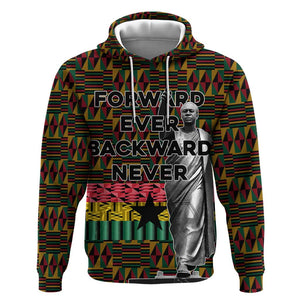 Kwame Nkrumah Ghana Hoodie Kente Pattern African