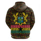 Kwame Nkrumah Ghana Hoodie Kente Pattern African