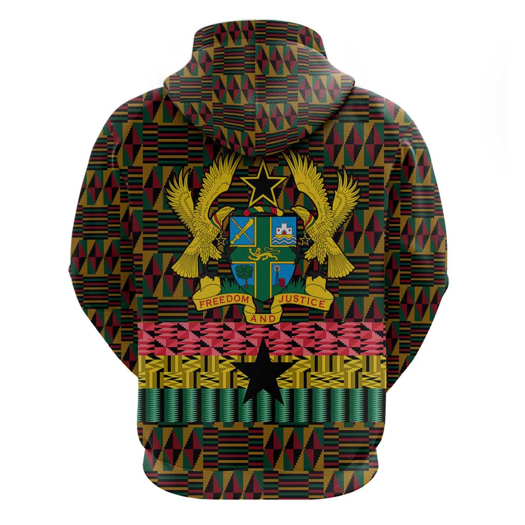 Kwame Nkrumah Ghana Hoodie Kente Pattern African