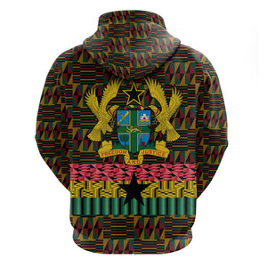Kwame Nkrumah Ghana Hoodie Kente Pattern African