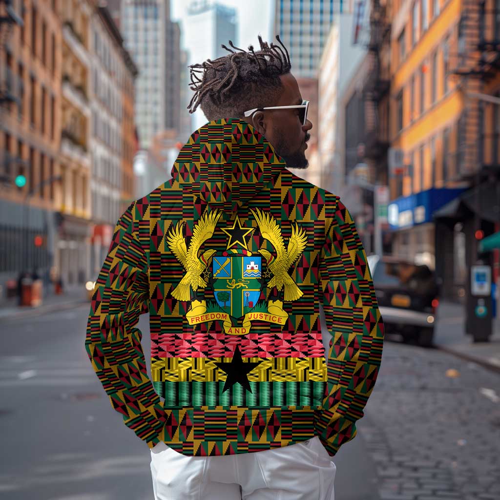 Kwame Nkrumah Ghana Hoodie Kente Pattern African