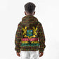 Kwame Nkrumah Ghana Kid Hoodie Kente Pattern African