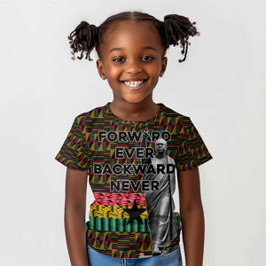 Kwame Nkrumah Ghana Kid T shirt Kente Pattern African