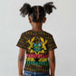 Kwame Nkrumah Ghana Kid T shirt Kente Pattern African