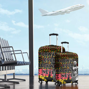Kwame Nkrumah Ghana Luggage Cover Kente Pattern African
