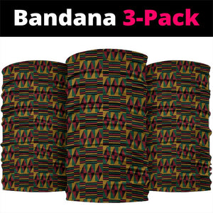 Kwame Nkrumah Ghana Neck Gaiter Kente Pattern African - African Pride