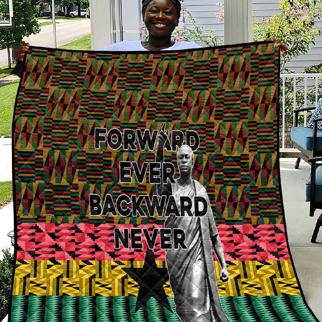 Kwame Nkrumah Ghana Quilt Kente Pattern African
