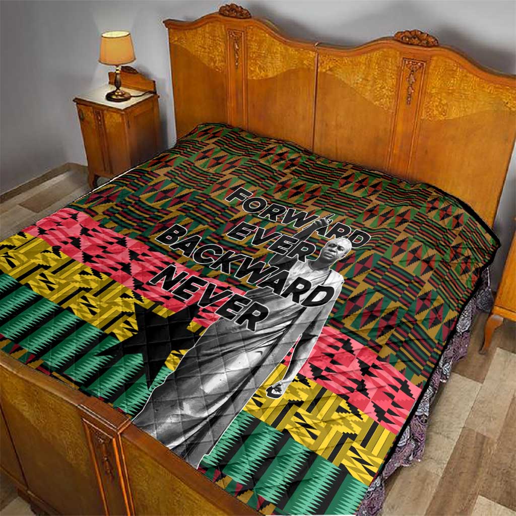 Kwame Nkrumah Ghana Quilt Kente Pattern African