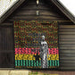 Kwame Nkrumah Ghana Quilt Kente Pattern African