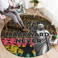 Kwame Nkrumah Ghana Round Carpet Kente Pattern African