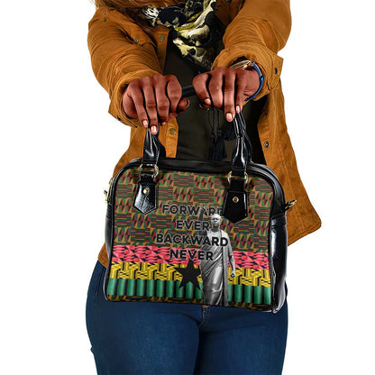 Kwame Nkrumah Ghana Shoulder Handbag Kente Pattern African