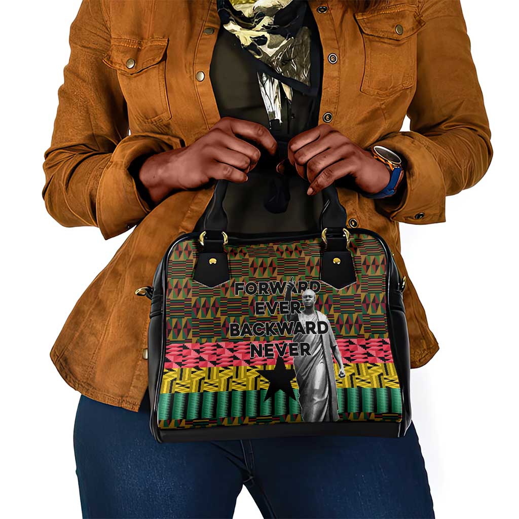 Kwame Nkrumah Ghana Shoulder Handbag Kente Pattern African