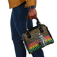 Kwame Nkrumah Ghana Shoulder Handbag Kente Pattern African