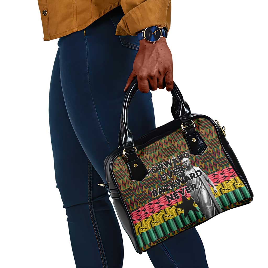 Kwame Nkrumah Ghana Shoulder Handbag Kente Pattern African