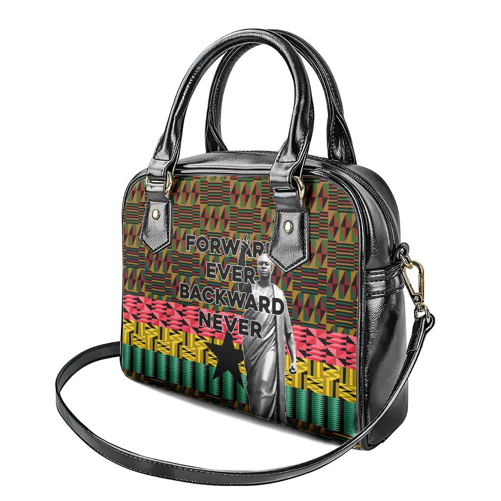 Kwame Nkrumah Ghana Shoulder Handbag Kente Pattern African